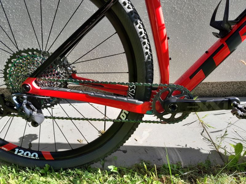 Trek Procaliber vel. L, karbonová raketa, XX1+XTR, karb.kola XRC 1200, 9,5 kg