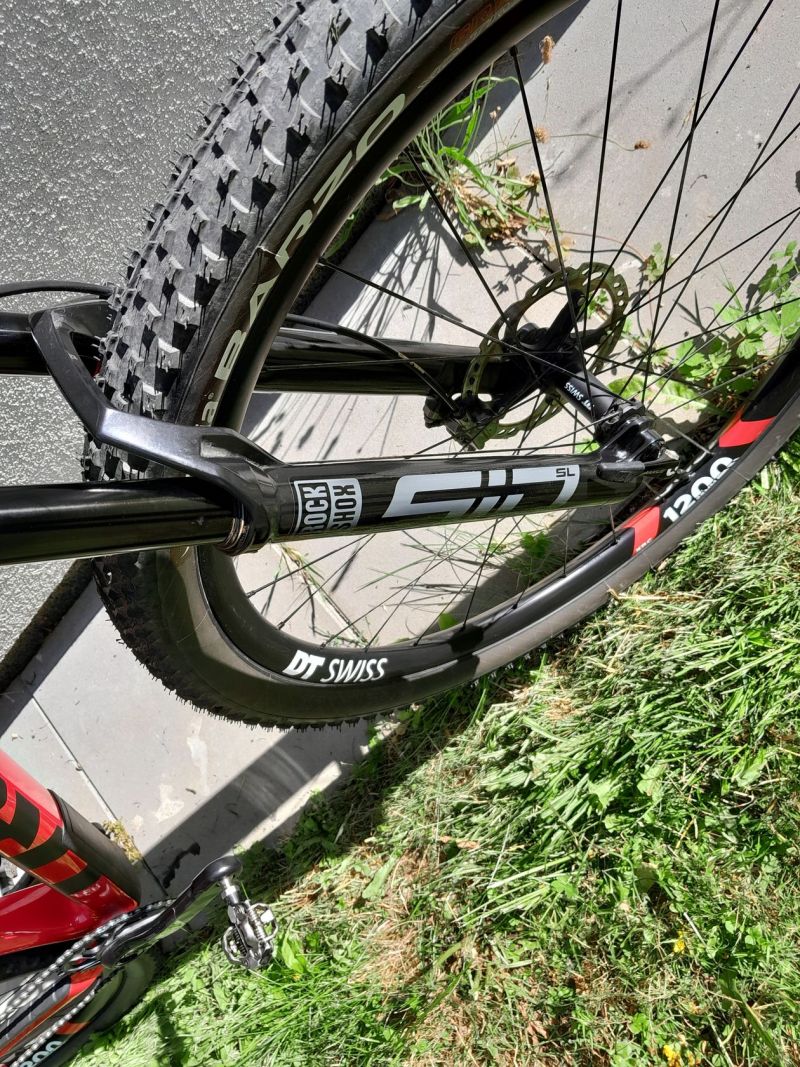 Trek Procaliber vel. L, karbonová raketa, XX1+XTR, karb.kola XRC 1200, 9,5 kg