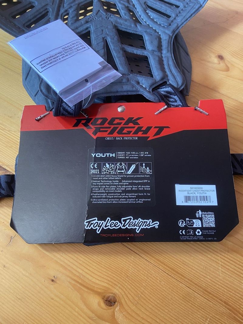 Troy Lee Designs Youth Rockfight – dětský chránič páteře/hrudníku