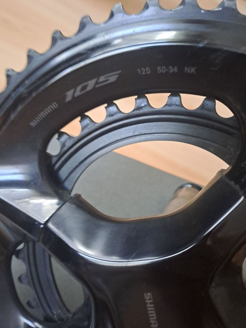 Kliky SHIMANO 105 FCR7100 50-34z 170 mm 2x12s