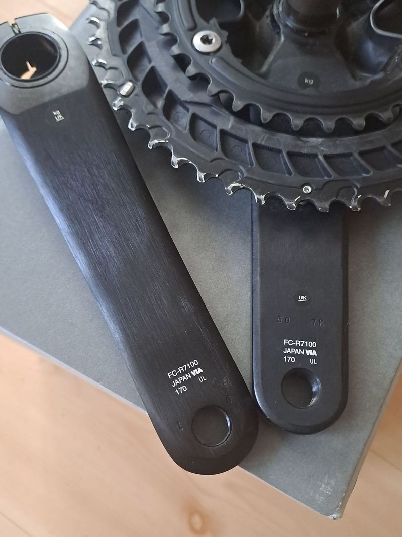 Kliky SHIMANO 105 FCR7100 50-34z 170 mm 2x12s