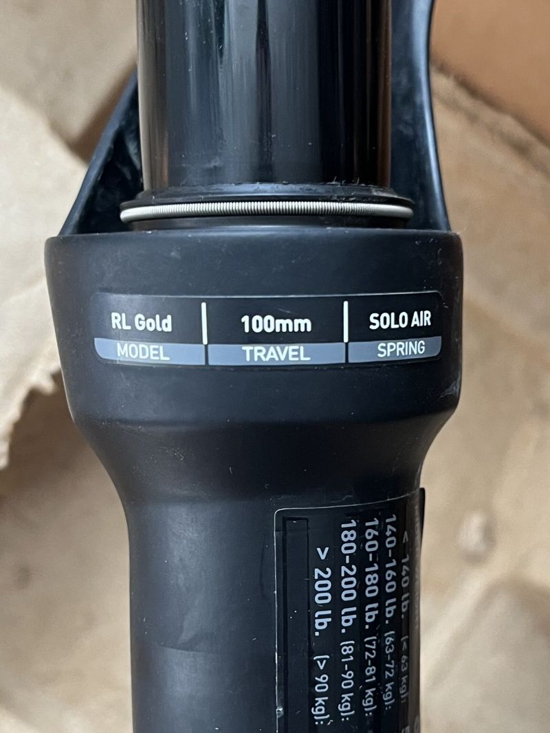 Vidlice Rock Shox recon RL Gold