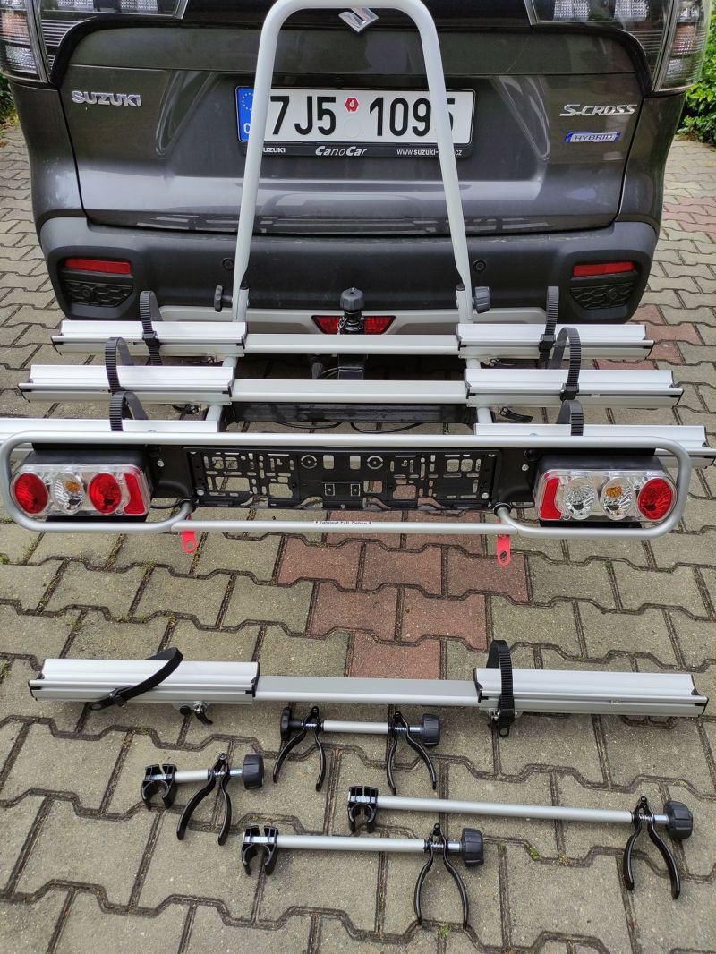 Nosič kol na tažné zařízení Wjenzek Variant 3+1