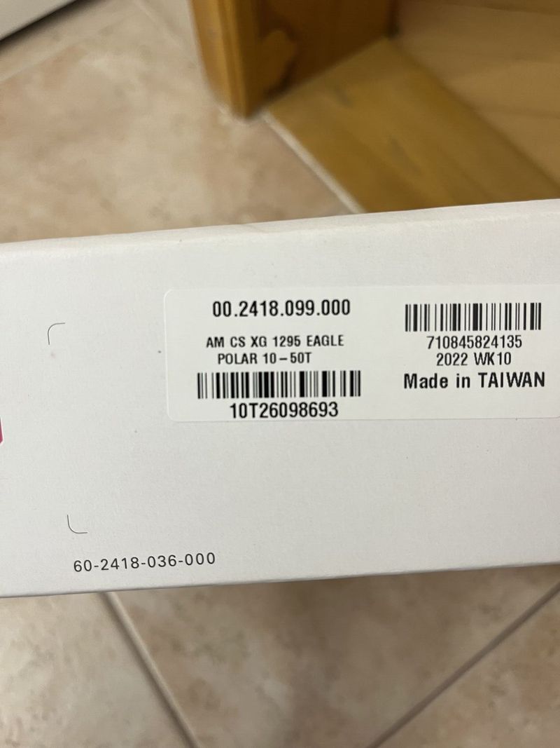 Nová kazeta SRAM X0 XG 1295 10-50z