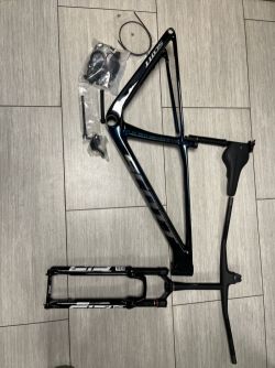 Rámová sada carbon SCOTT SCALE RC SL HMX 2025 velikost S + vidlice + carbon řidítka, sedlo, představ