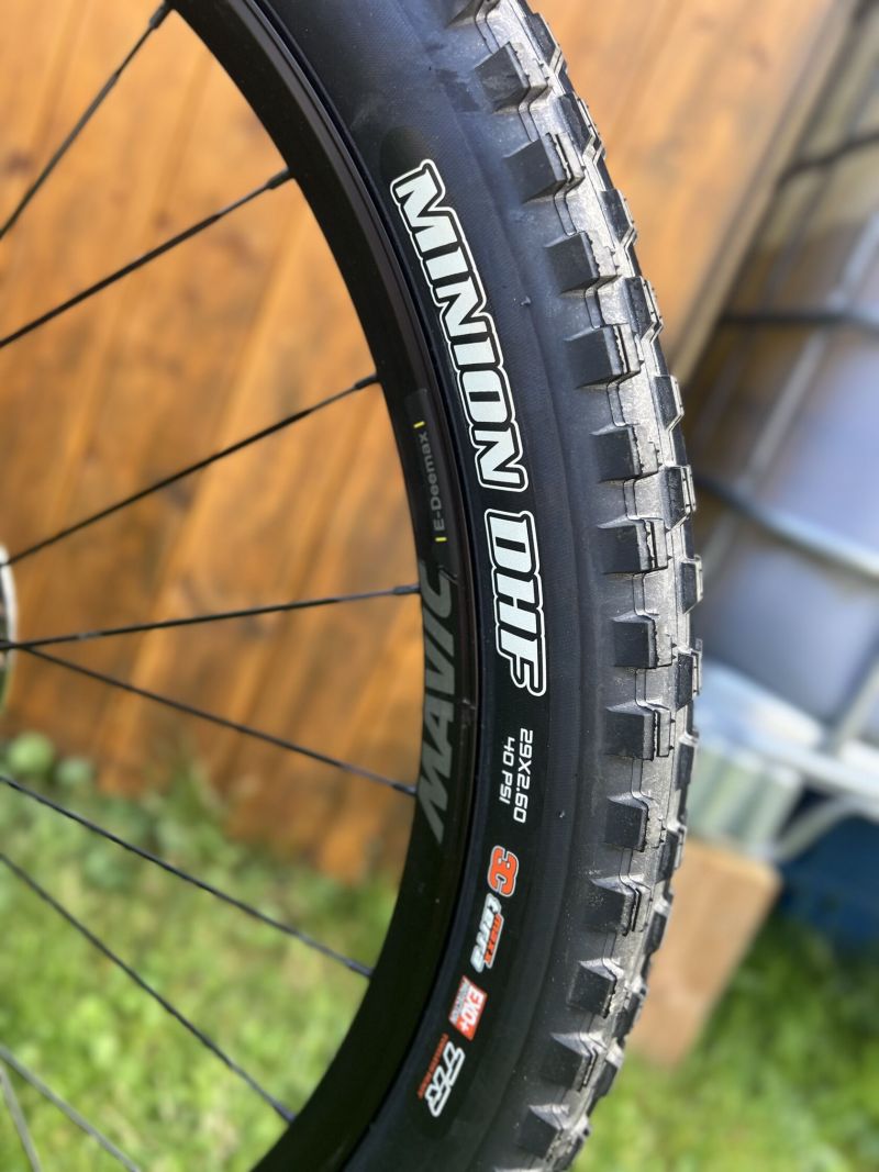 Maxxis minion DHR + minion DHF