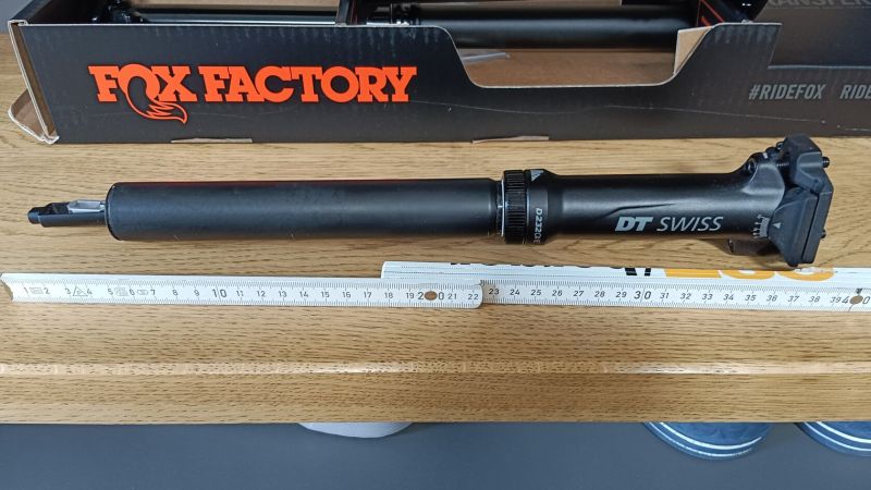 Teleskopická sedlovka 30,9 FOX KS DTswiss RACEFACE E13 PRO
