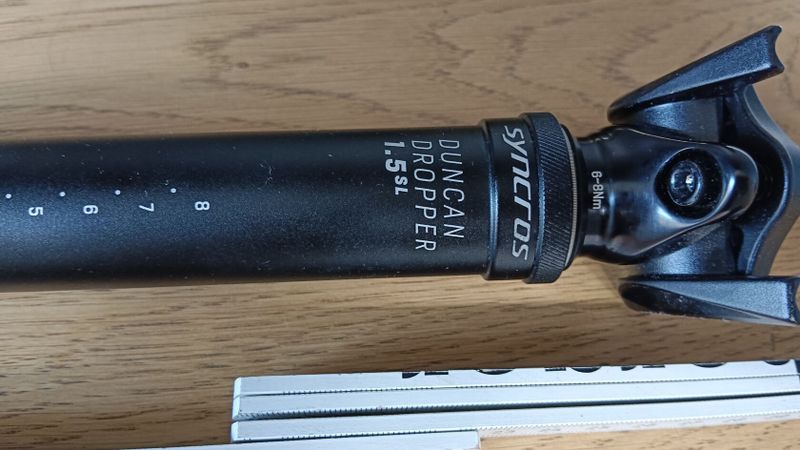 Teleskopická sedlovka 31,6 FOX CUBE SDG SYNCROS BikeYoke