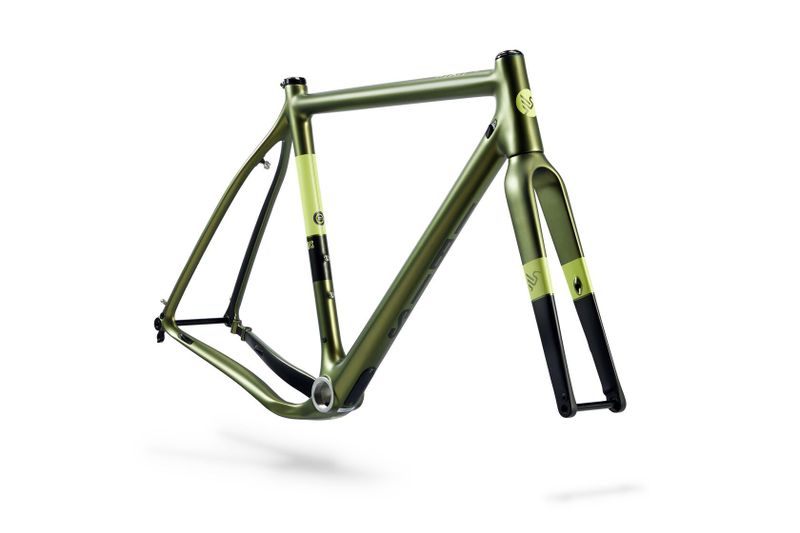 Nová gravel rámová sada IBIS HAKKA MX 58cm v barvě Lemongrass Green