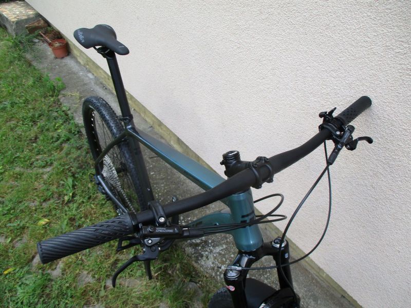 Nové 29" kolo na rámu Maxbike M909 new 21", SLX/Deore 1x12, vzduch. vidlice Suntour Raidon