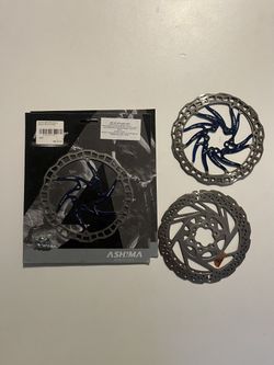 Kotouč Ashima ARO-8 (modrý), Shimano 160 mm – 6 šroubů