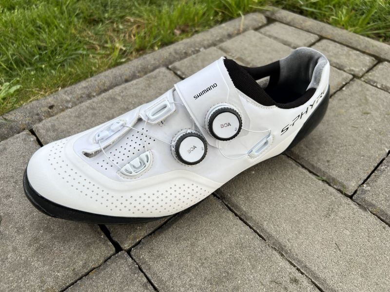 Tretry Shimano S-Phyre XC902 bílé, velikost 46