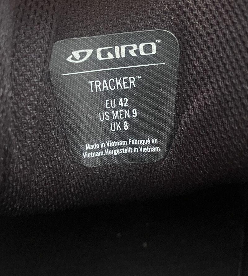 Cyklistické tretry Giro Tracker Black vel. 42