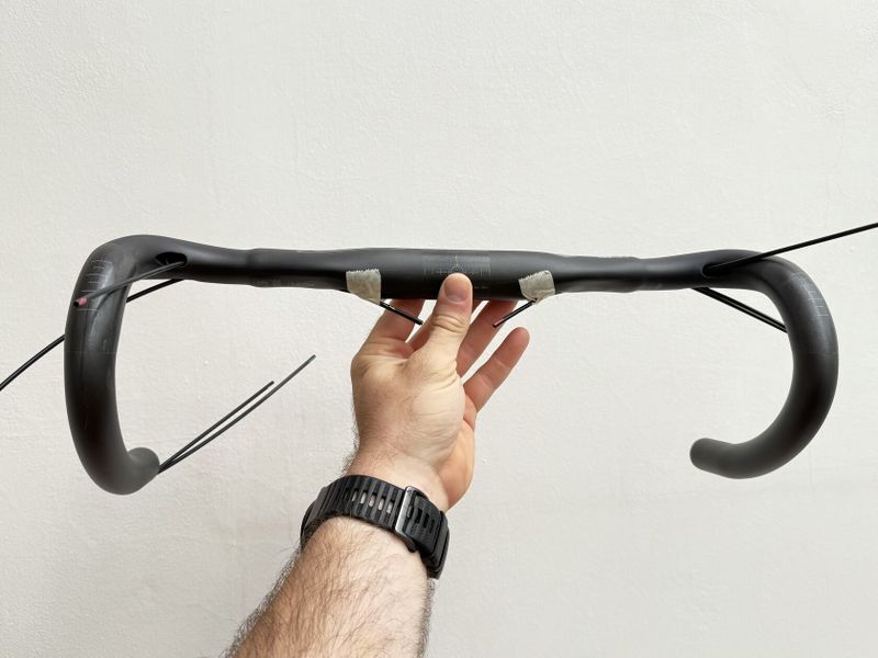Nová karbonová silniční řídítka XLC Road Bar Carbon HB-K013 380 mm
