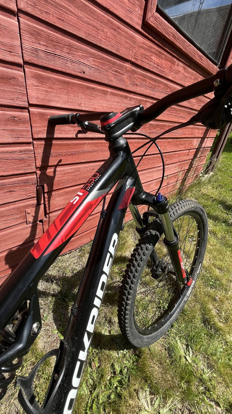 Celoodpružené horské kolo ROCKRIDER(27,5) velikost L