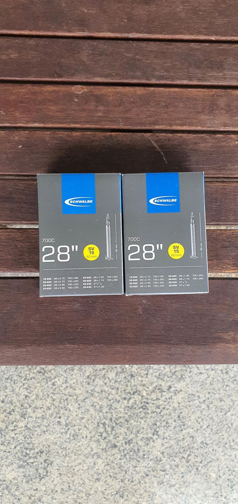 Duše Schwalbe 700C x 28" - 2 ks