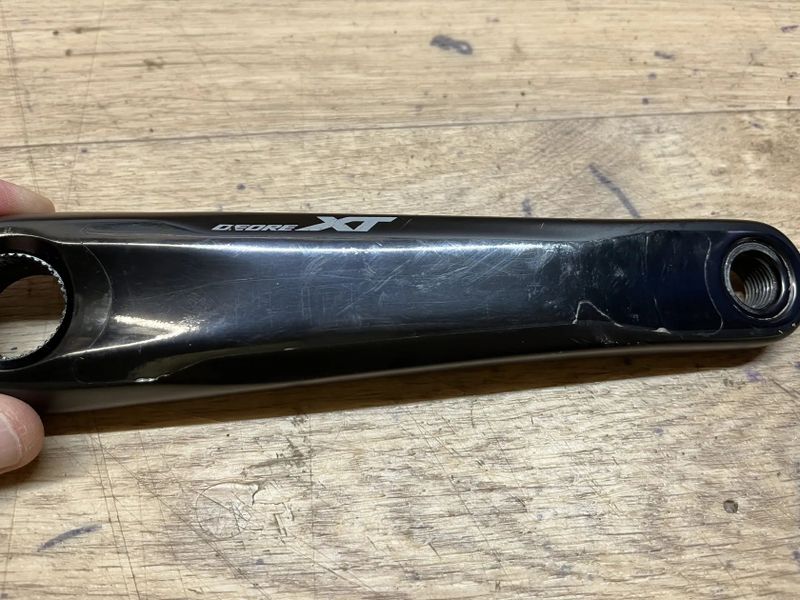 Klika Shimano XT 175mm s wattmetrem 4iii