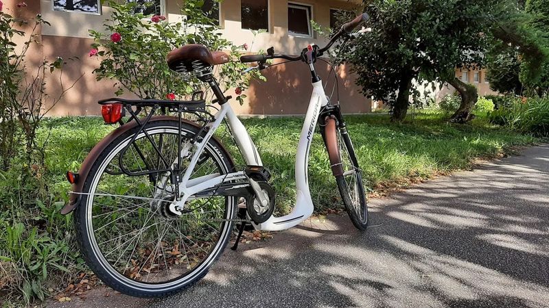 Bicykel s ľahkým nasadaním