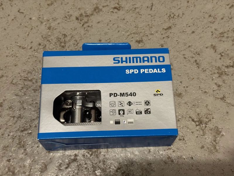 SPD pedály Shimano PD-M540 - Nové