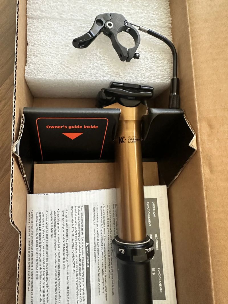 Sedlovka FOX transfer SL 30,9 100mm