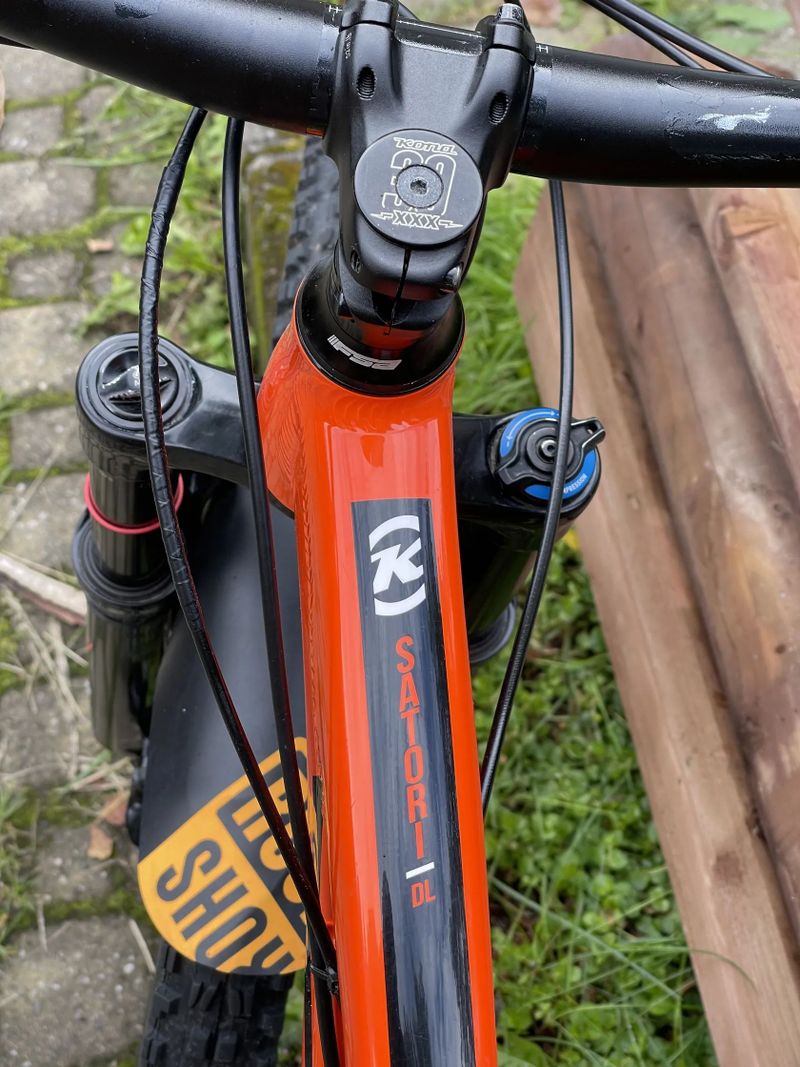 Kona Satori DL velikost S, 140mm Sram GX, od 155cm