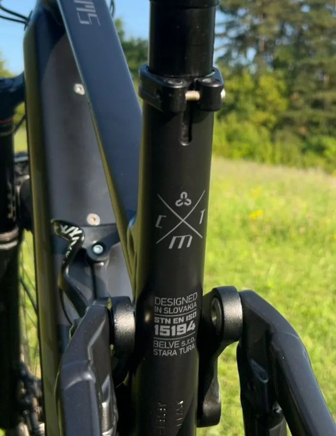 Bicykel E-bike exkluzívny CTM SWITCH PRO / FACELIFT Čierna farba /