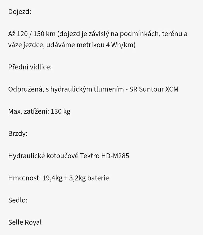 Horské elektrokolo Esconder MAX 29"
