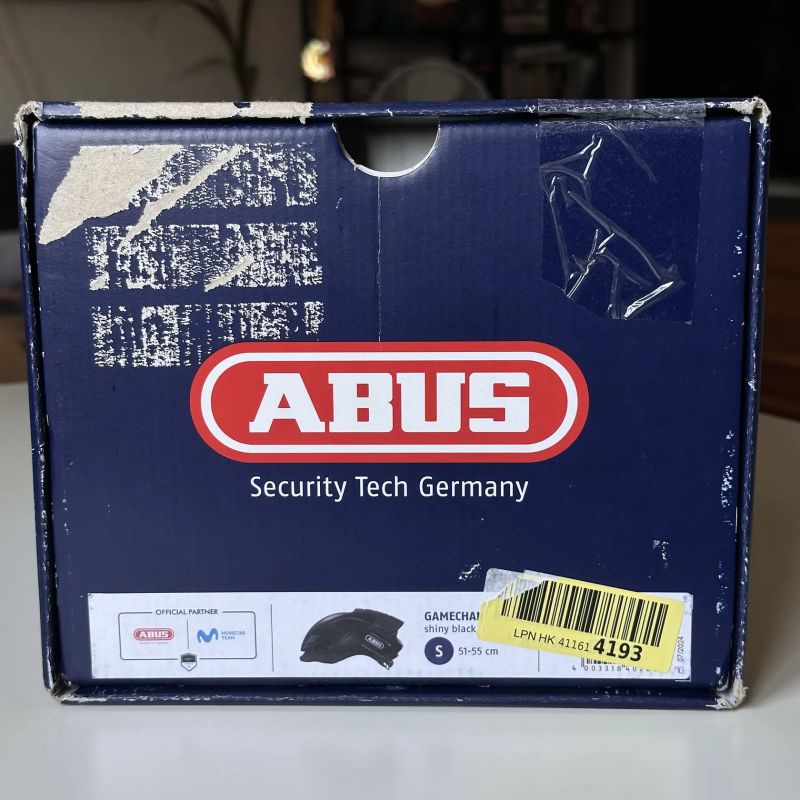 Cyklistická helma Abus Gamechanger Shiny Black vel. S