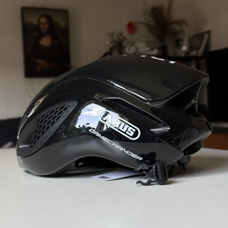 Cyklistická helma Abus Gamechanger Shiny Black vel. S