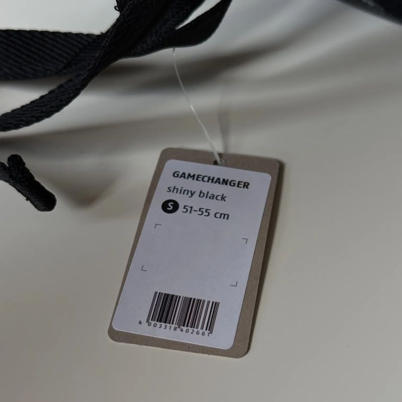 Cyklistická helma Abus Gamechanger Shiny Black vel. S