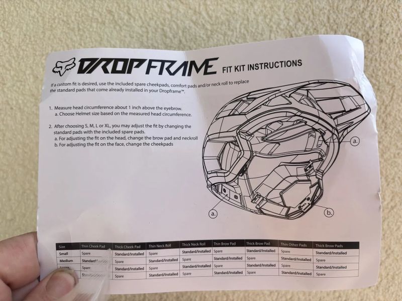 MTB helma Fox Dropframe MIPS