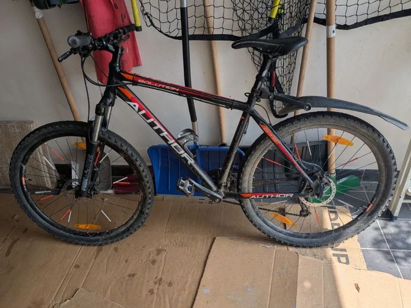 Prodej MTB Author Solution 27.5" x 19", rok 2020, 3x9 rychlostí, kotoučové brzdy