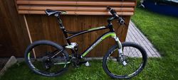 Horské celoodpružené kolo Merida XT edition