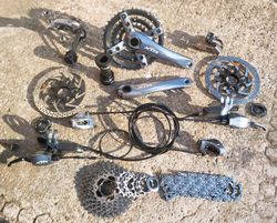 Čistá sada Shimano XTR - M 960 - perfektní stav