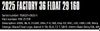 2025 FACTORY 36 FLOAT Grip X2 29 160