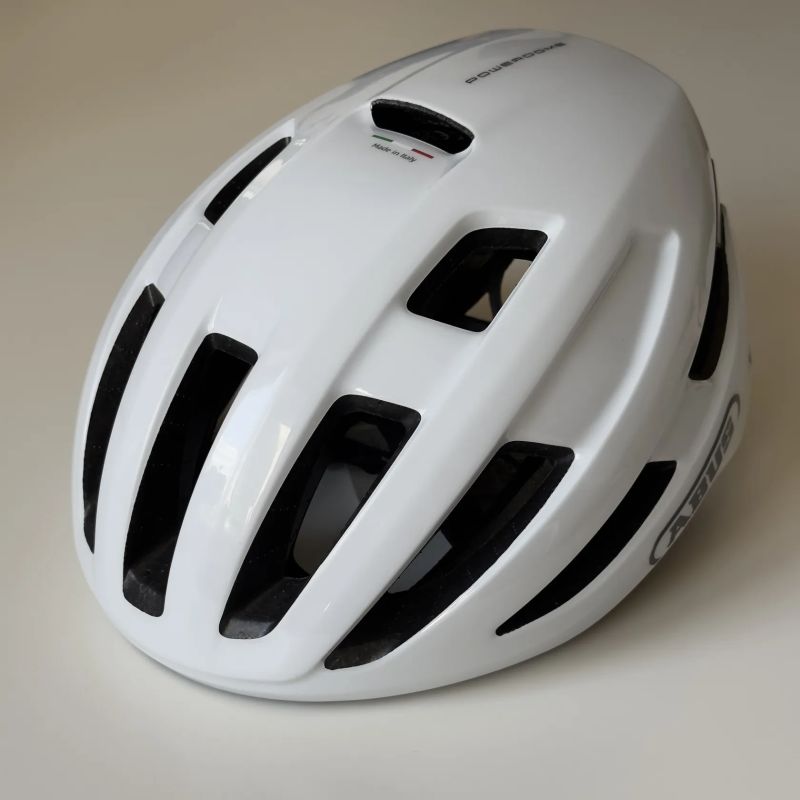 Cyklo helma Abus PowerDome MIPS Shiny White vel. L