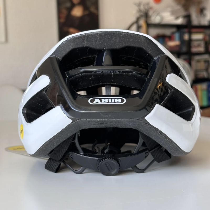 Cyklo helma Abus PowerDome MIPS Shiny White vel. L