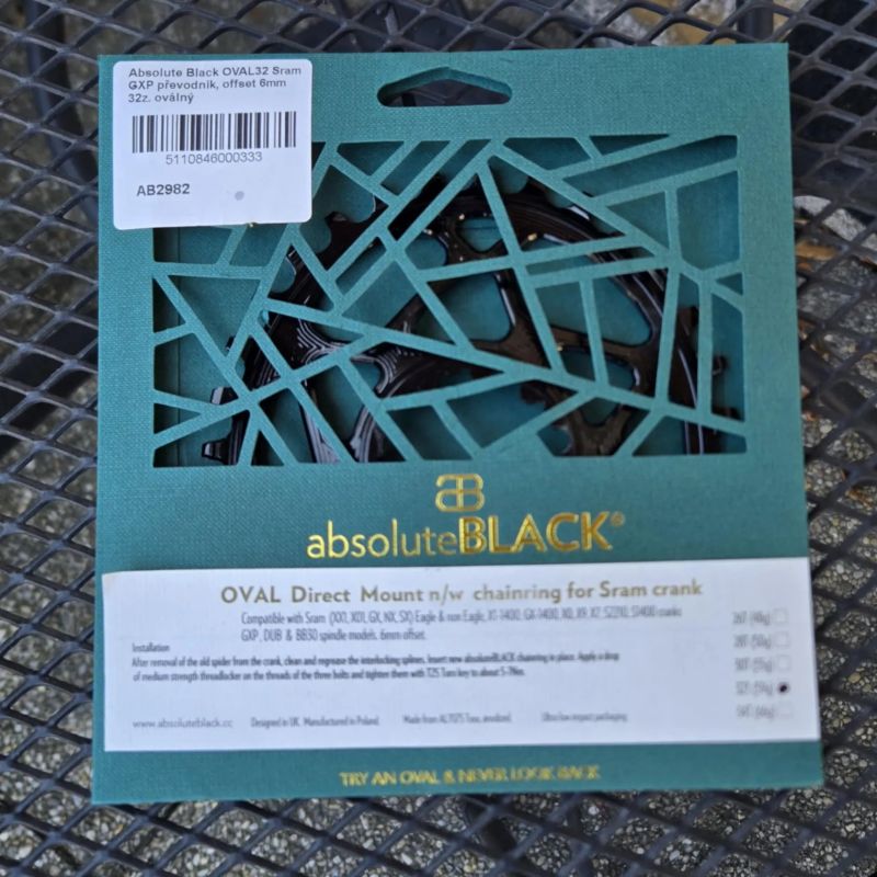 Převodník absoluteBLACK oval32z