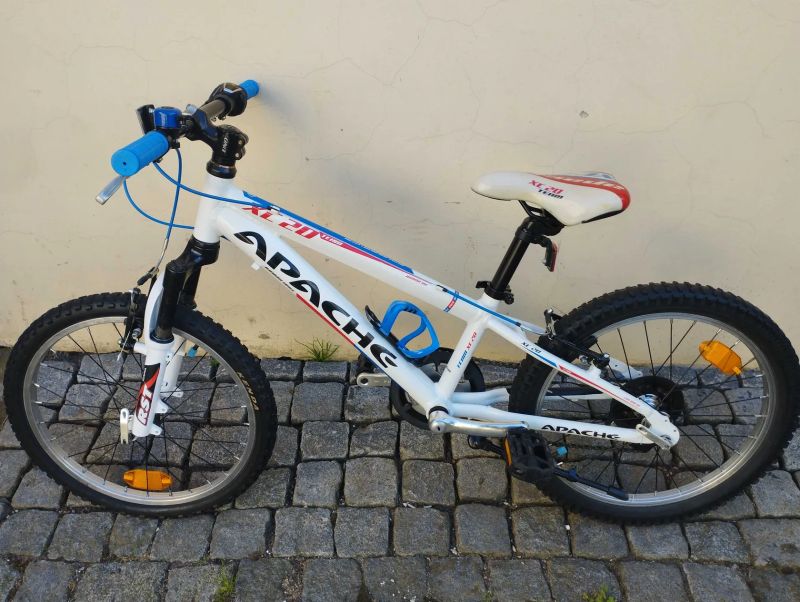 dětské horské MTB kolo Apache XC20 pro výšku 115-135cm, po servisu + dárek