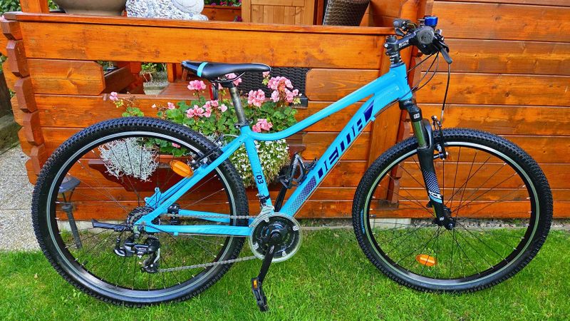 Dámské dívčí horské kolo DEMA Tigra T03 27,5" ram S postava 150-166cm 