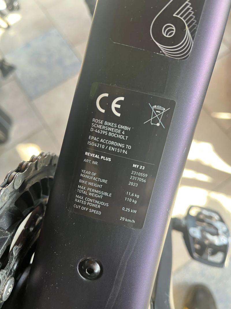 Rose Reveal Plus Shimano 105 Mahle X20 250W velikost L
