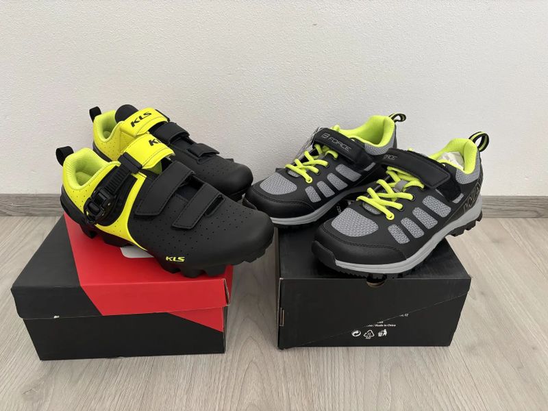 Prodám nové tretry Kellys Edge vel. 42 a tretry Force Go vel. 39
