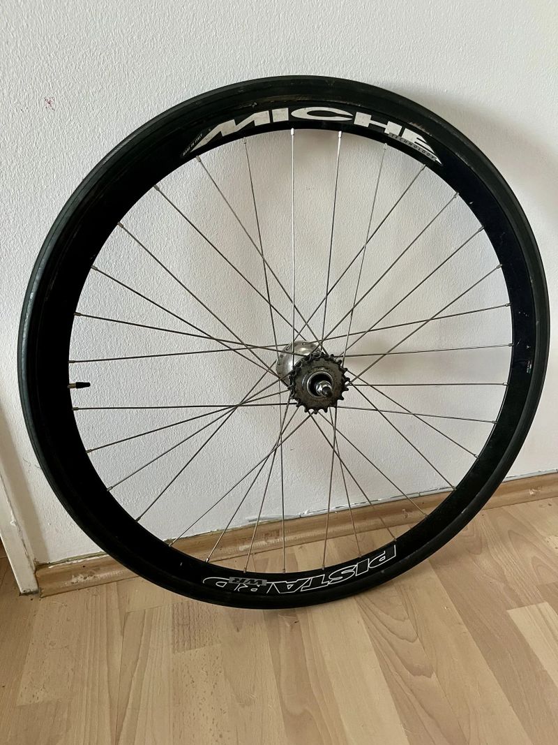 Zapletené dráhové kolo Miche Pistard (zadní, galusková verze)