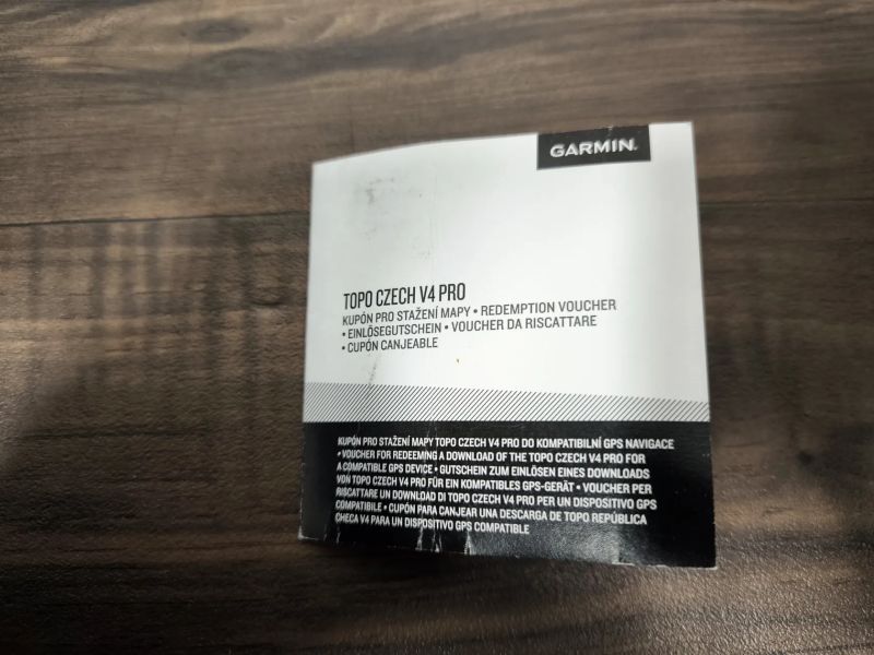 Garmin Topo Czech V4 pro voucher