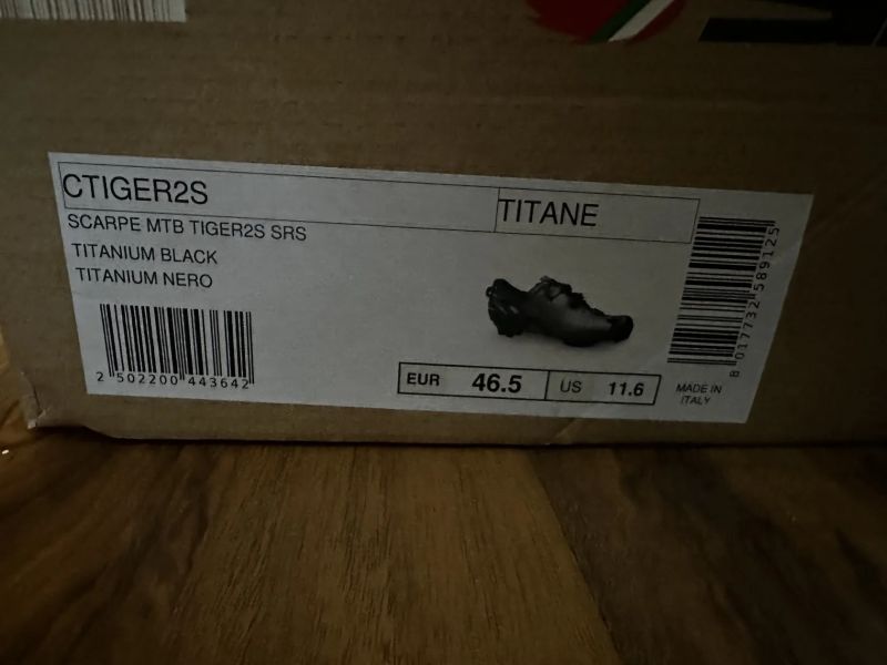 Tretry SIDI Tiger 2S, titanium-black
