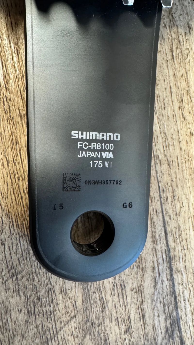 Prodám kliky Shimano Ultegra, FC-R8100, délka 175 mm vč. převodníku 52/36 T