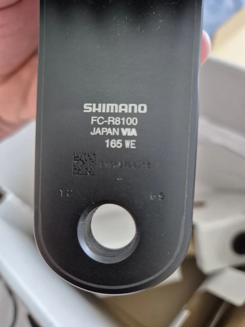 Shimano Ultegra FC-R8100 165mm 52/36
