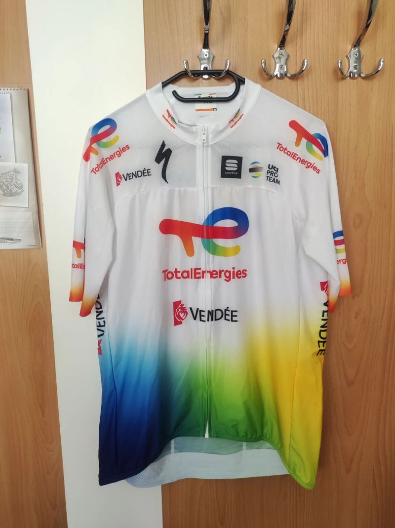 Pánský cyklo dres a kalhoty Sportful Totalenergies vel. XXL