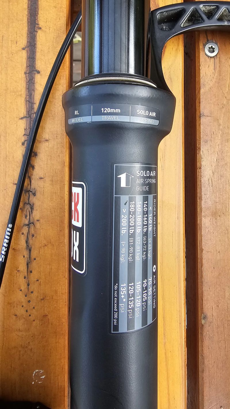 Rock Shox Reba RL 120mm, Motion Control
