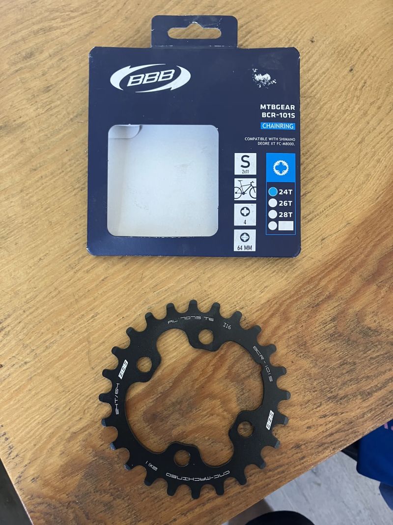 Převodník BBB BCR-101S MTBGear - 24T - pro 2X11